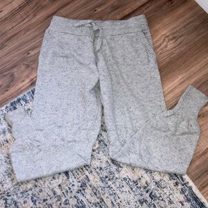 Stars Above - Speckled Knit Joggers - Light Grey with Multi Flecks